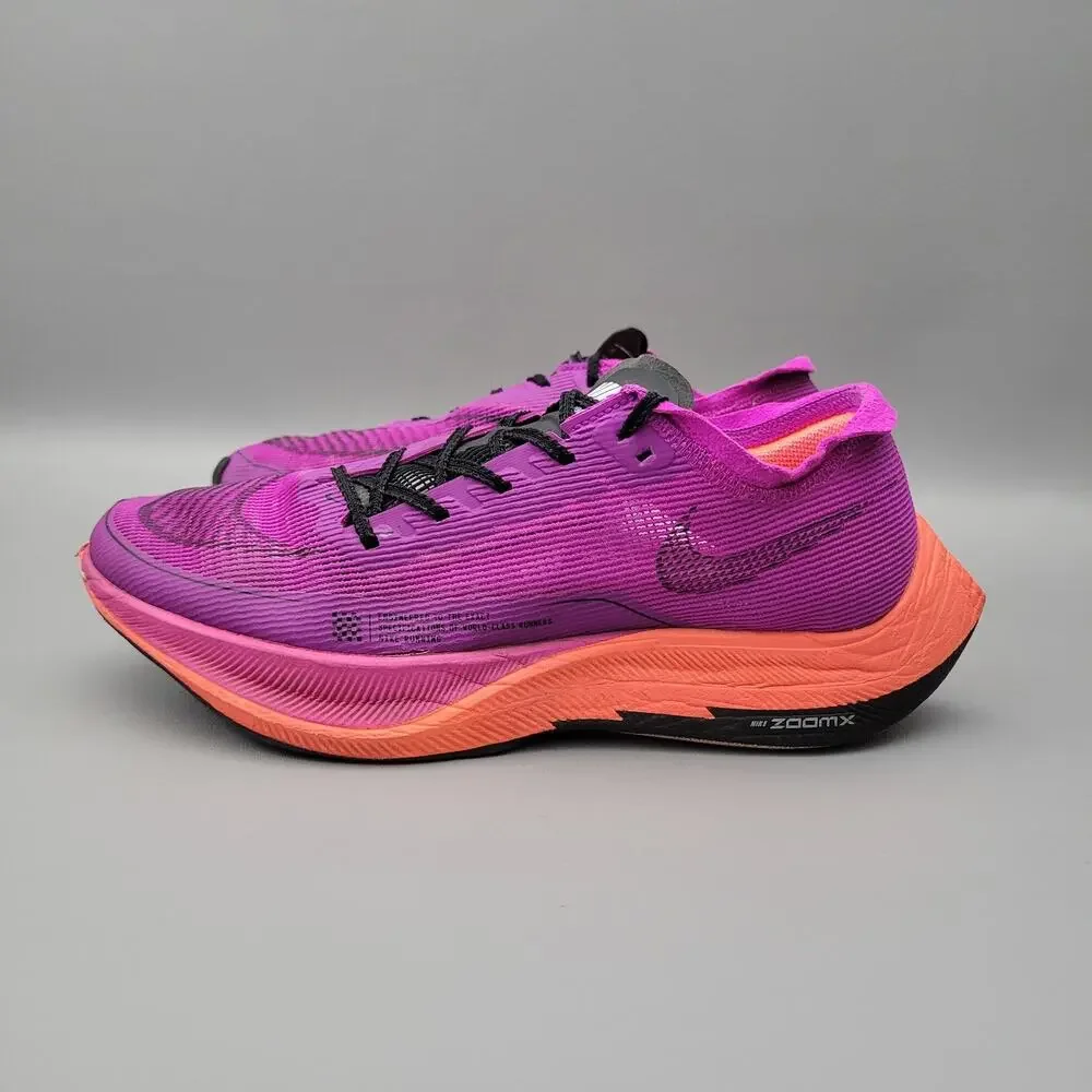 Nike ZoomX Vaporfly Next% 2 Shoes Womens 10.5 Purple Running Sneakers CU4123-501